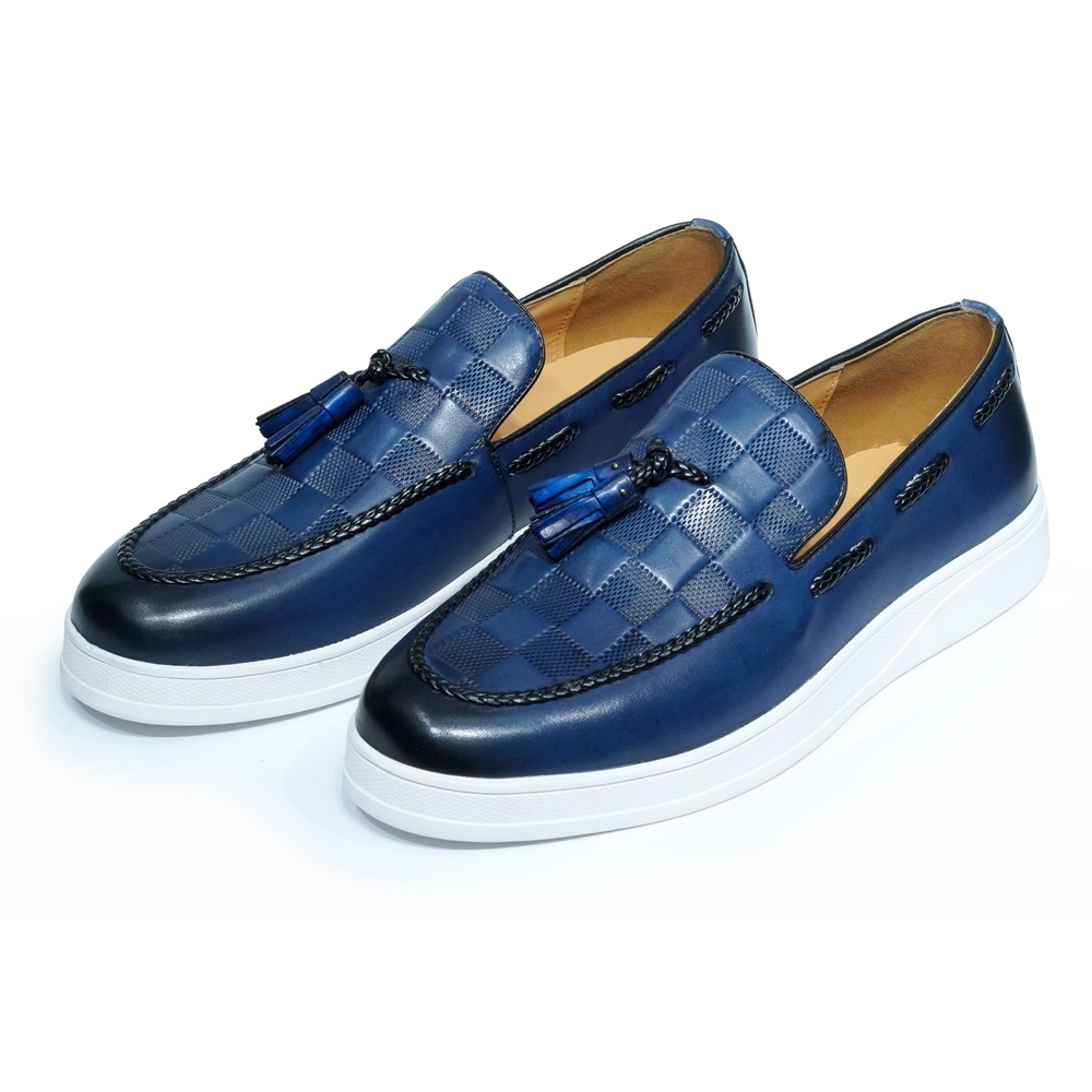 Tassel Fringe Trim - Scarpe mocassini con nappe da uomo