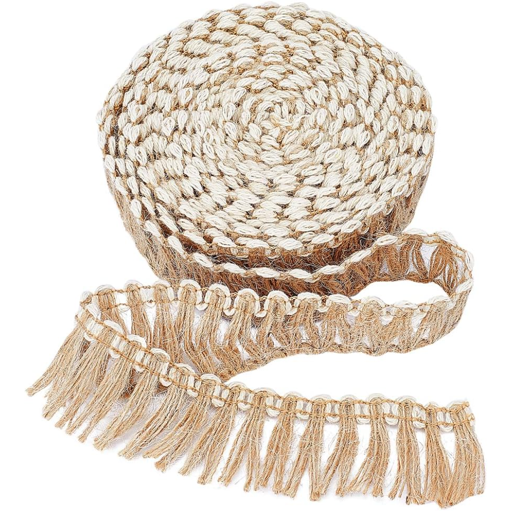 Lace Ribbon Trim - Nastro con nappe con frange in
