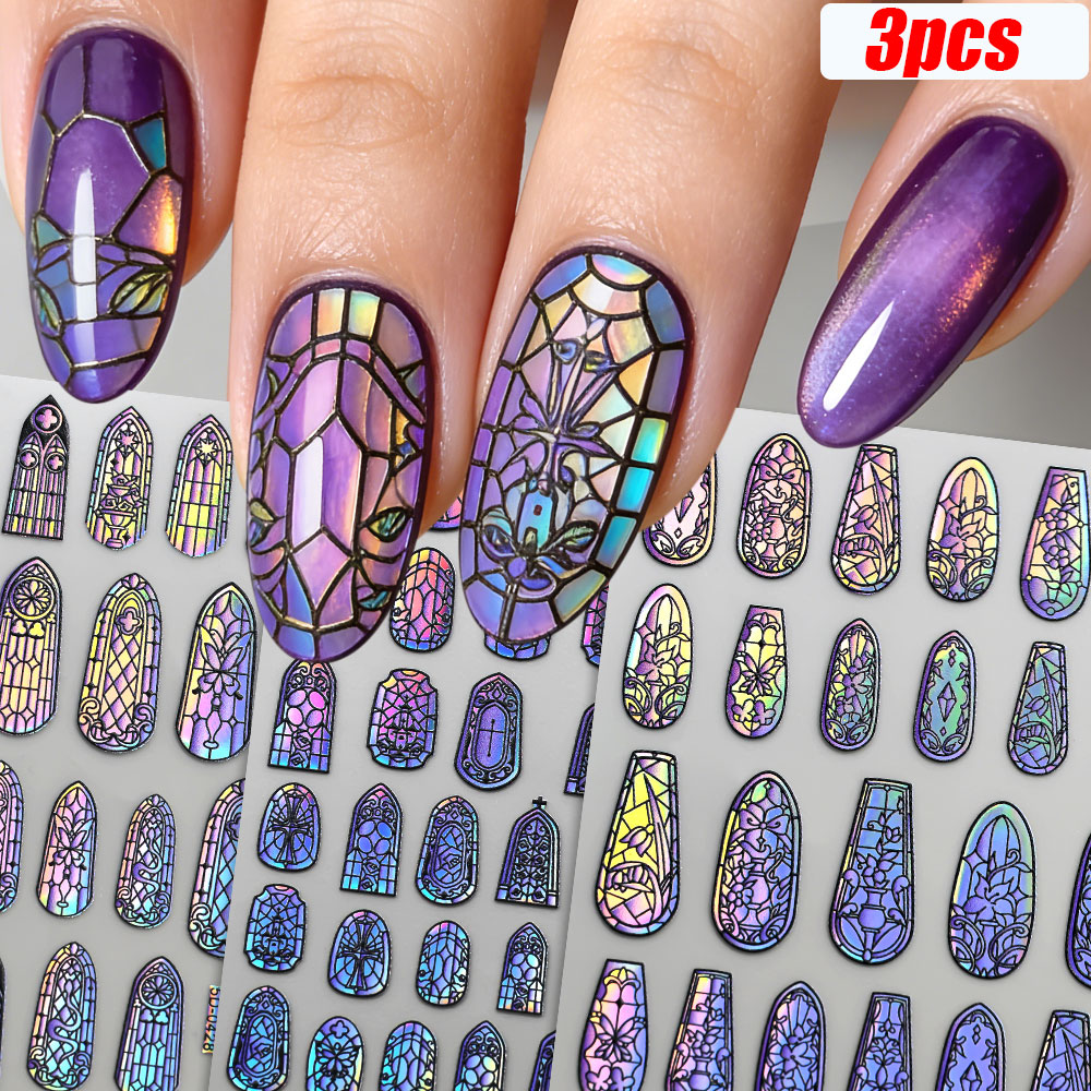Glitter Vinyl Roll - Adesivi per Unghie 5D con Frammenti