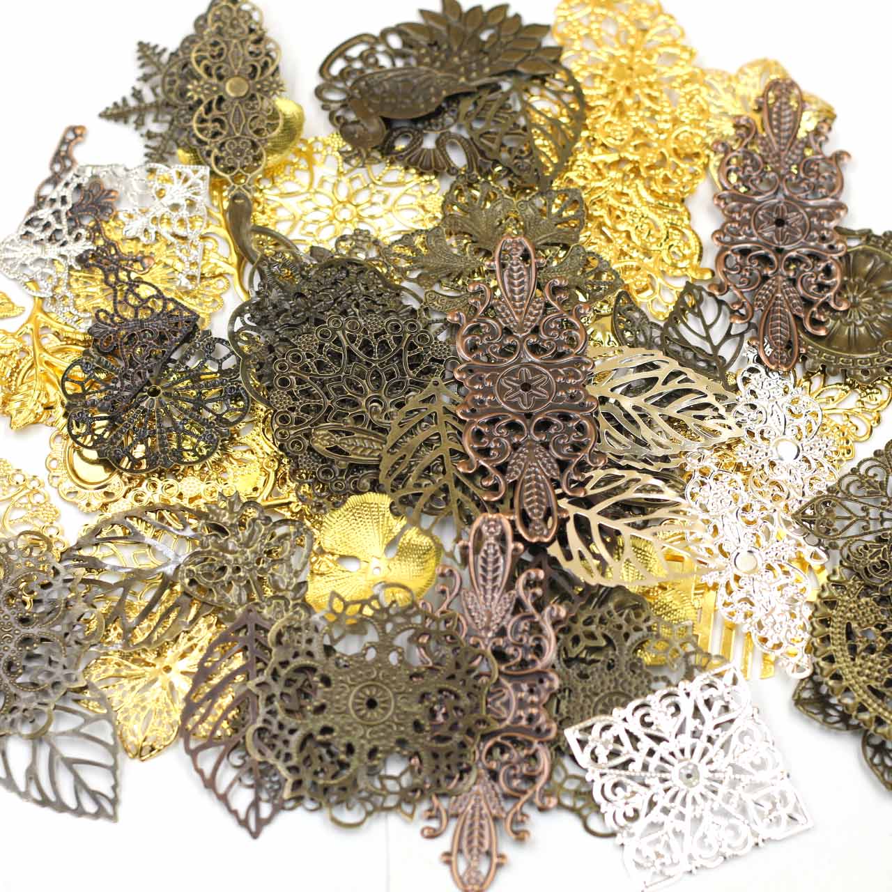 Embellish Craft - Connettori per abbellimenti Triangolo misto casuale