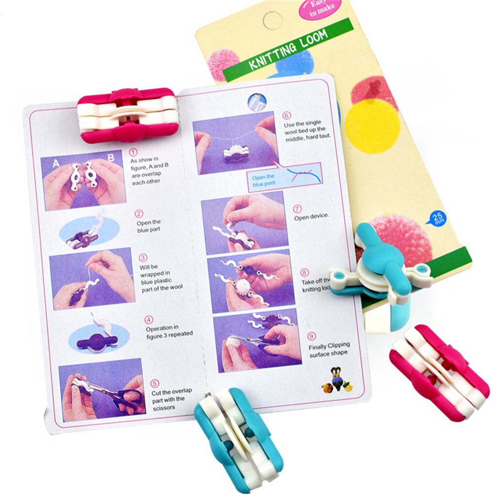 Pom Pom Maker Tool - 2 pz/lotto moda ago artigianale kit