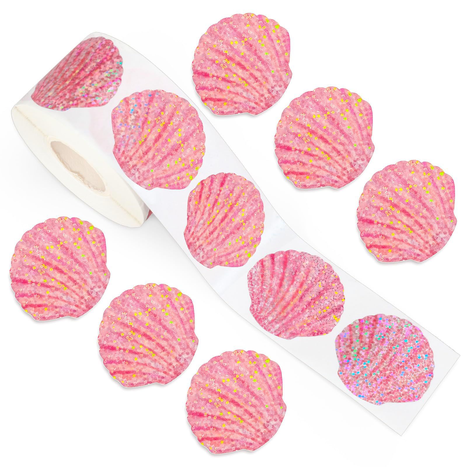 Glitter Vinyl Roll - 500 Pezzi Adesivi a Forma di
