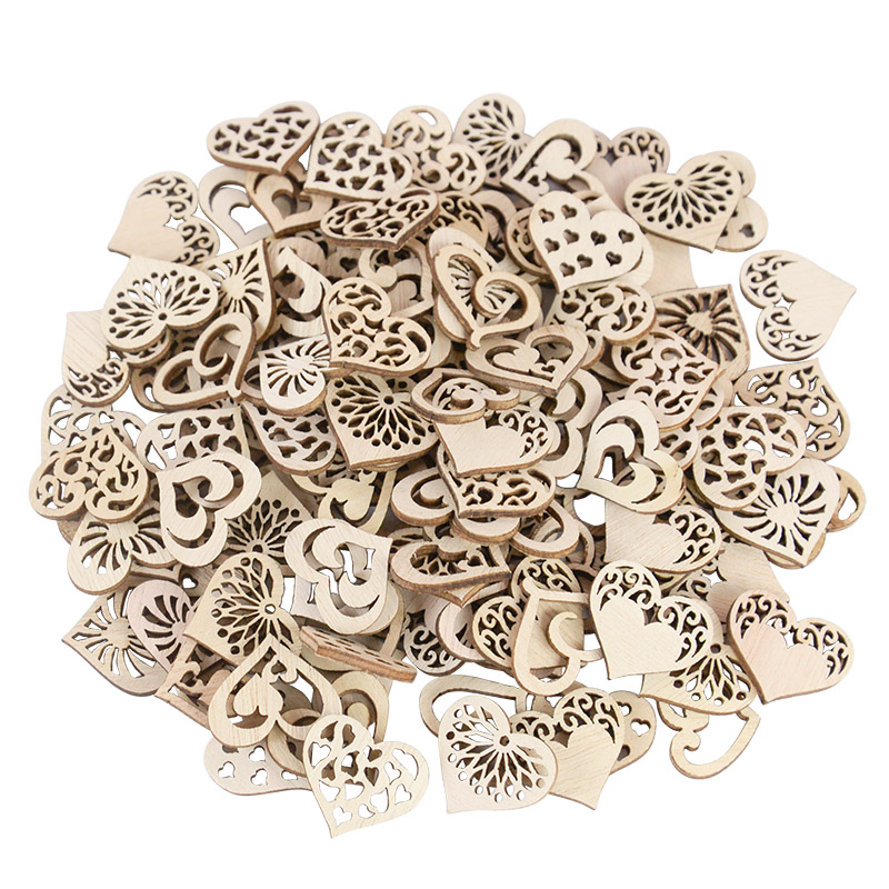 Embellish Craft - 50/100 pz Modello di Cuore Scavato
