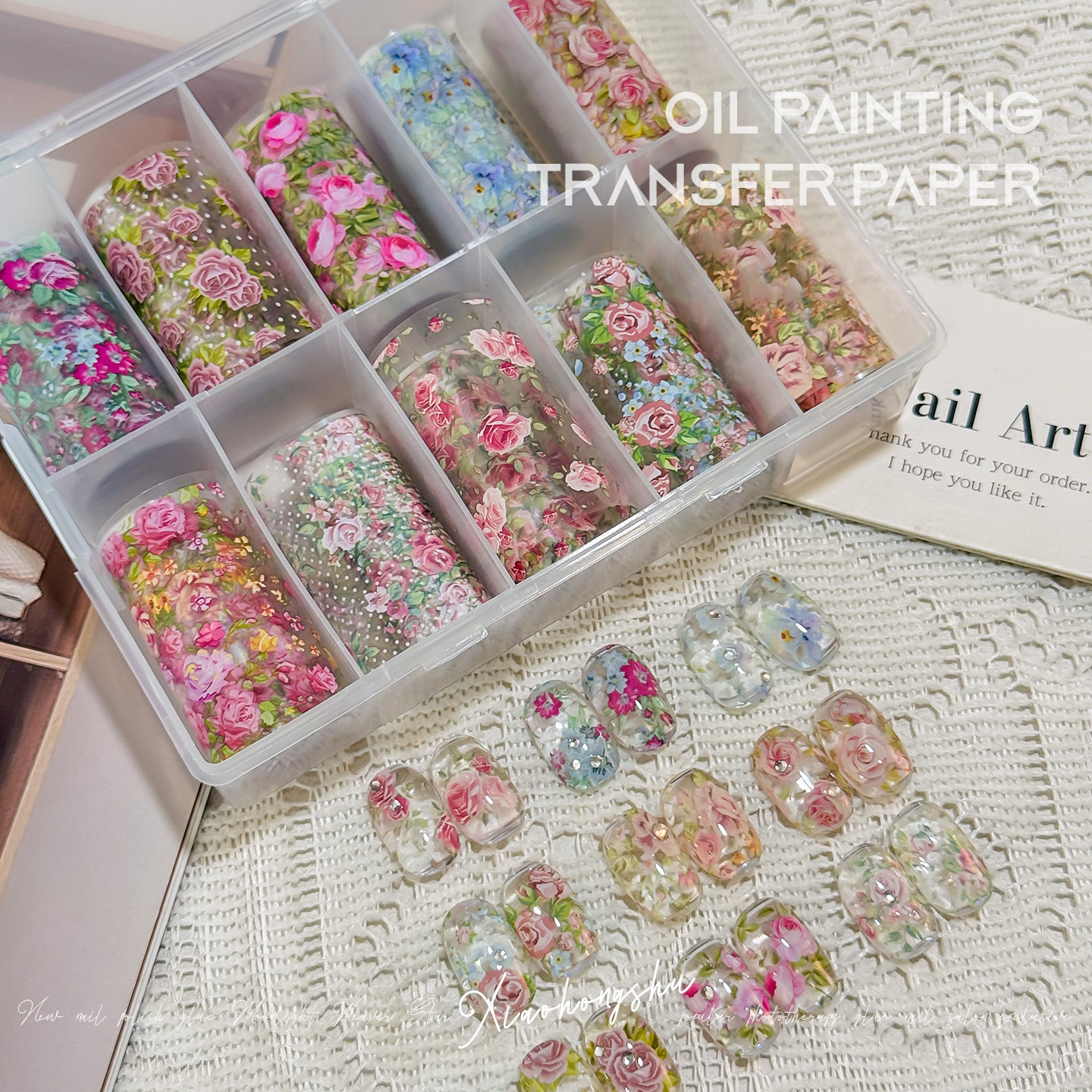 Glitter Vinyl Roll - 10 Rotoli di Fogli Decorativi per
