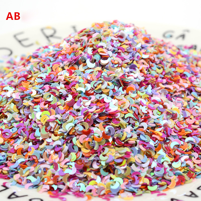 Embellishment Glue Craft - Toppe con paillettes New Moon Gold