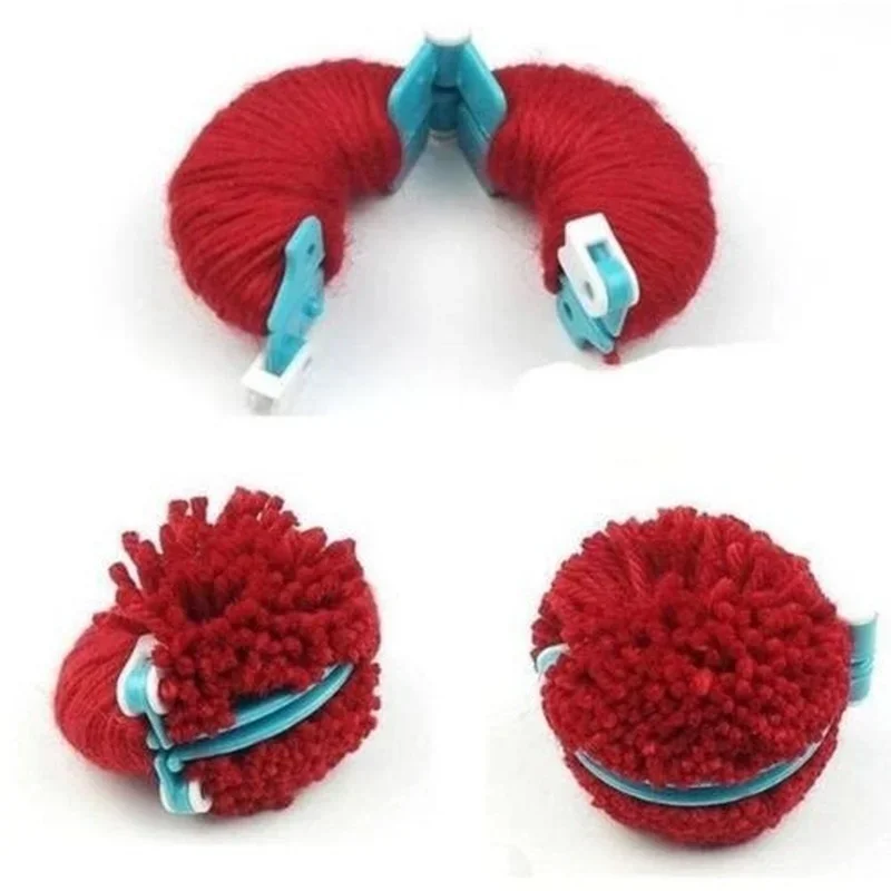 Pom Pom Maker Tool - 8PCS 4 dimensioni Fluff Ball Weaver