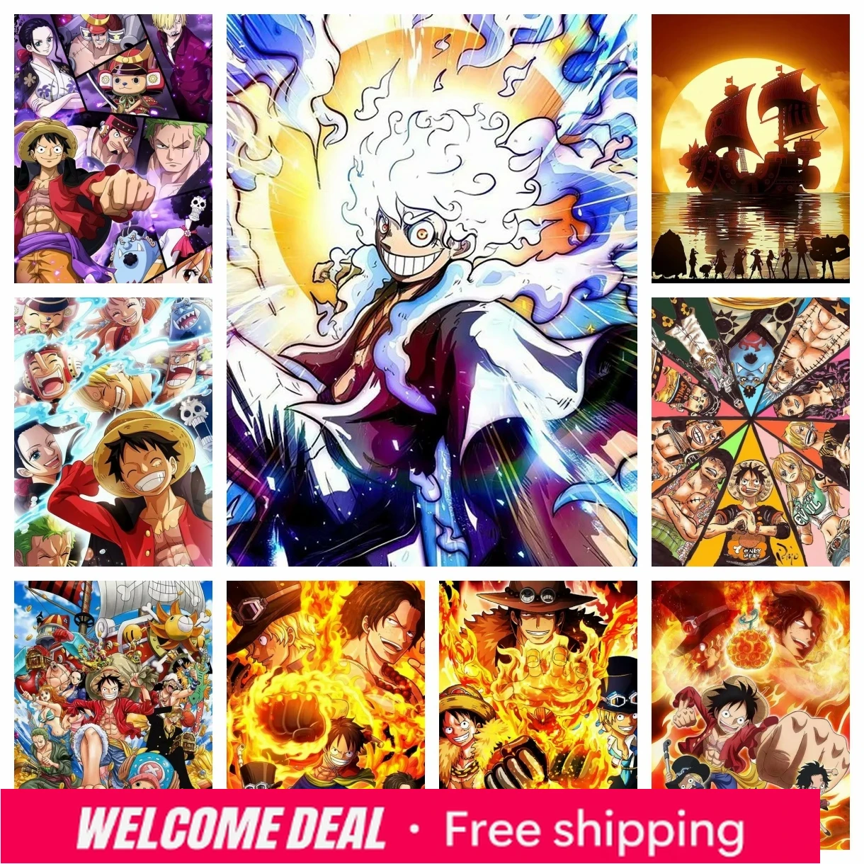 Embroidery Embellishments - 2026 2024 Nuovo Anime Giapponese One