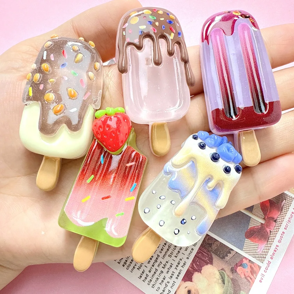 Christmas Craft Embellishment - Cabochon in resina trasparente che si