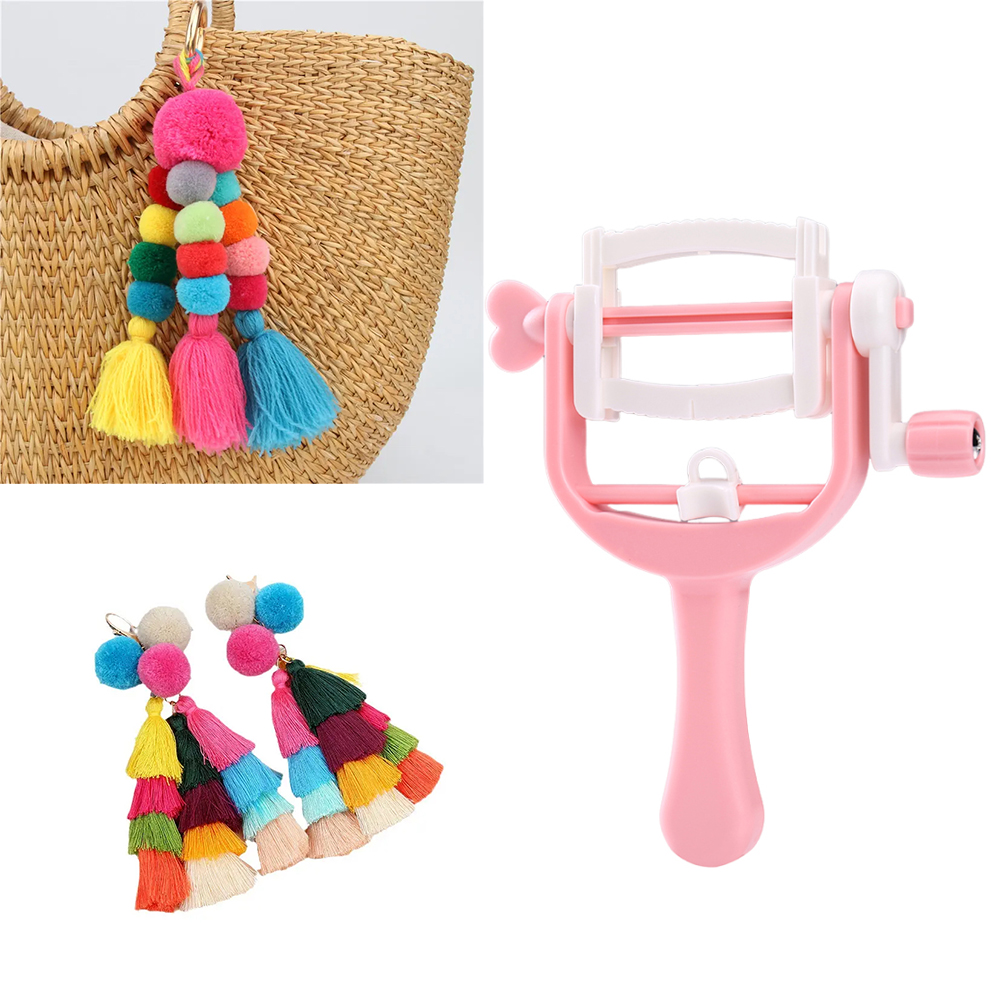 Pom Pom Maker Tool - Fai da te casa manovella corda
