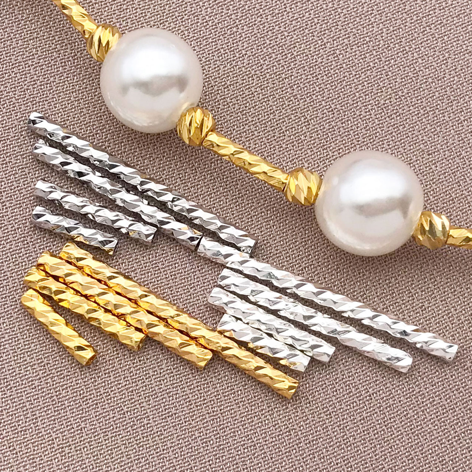Embroidery Embellishments - 20 pz 18 K Rame Placcato