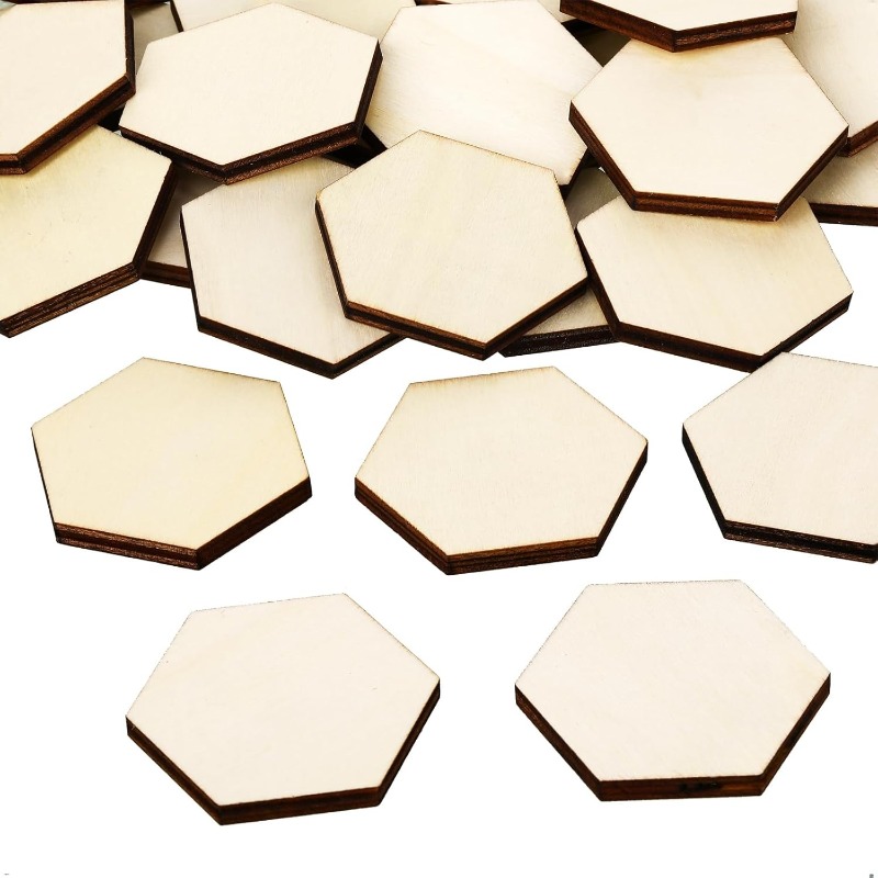 Embellish Craft - 50 pezzi 4 cm pezzi esagonali