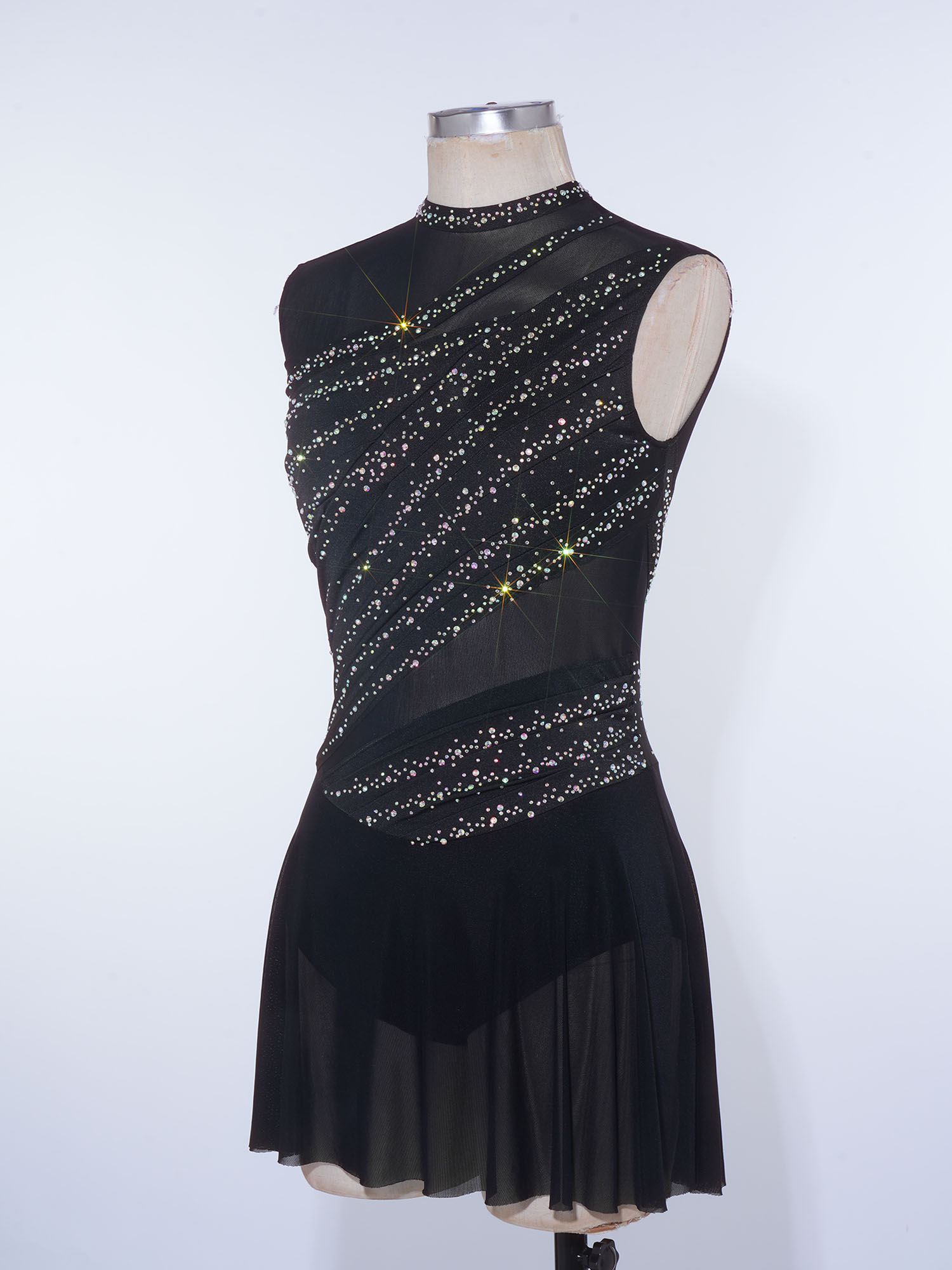 Rhinestone Banding Trim - Body da ballo latino con strass,