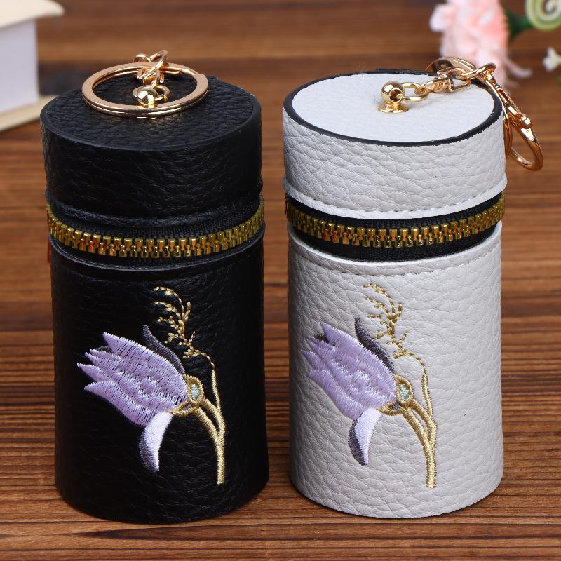 Embroidery Embellishments - Mini pochette portatile per rossetto, elegante