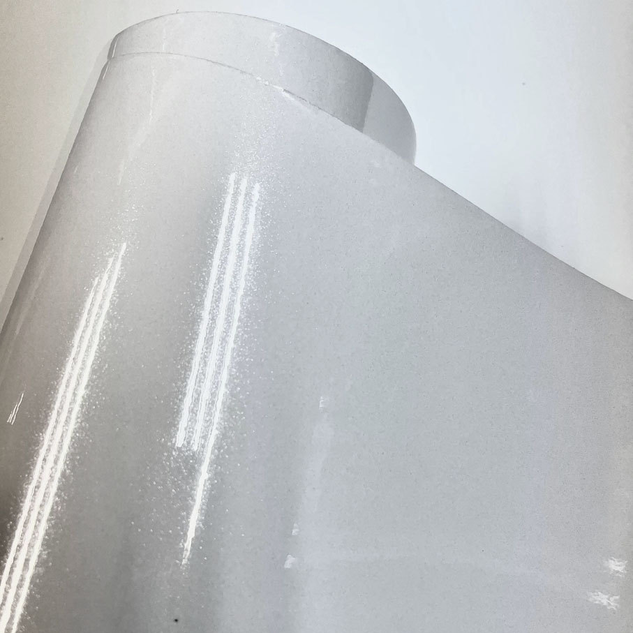 Glitter Vinyl Roll - Pellicola Adesiva in Vinile Bianco Lucido