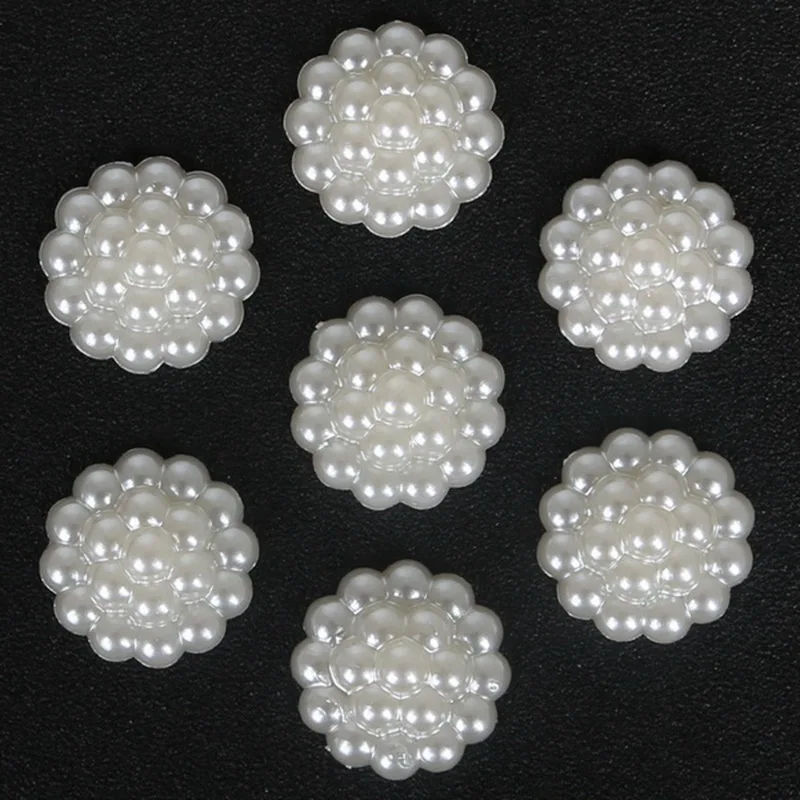 Embellishment Glue Craft - 80 pz/lotto Perle Flatback per Decorazioni
