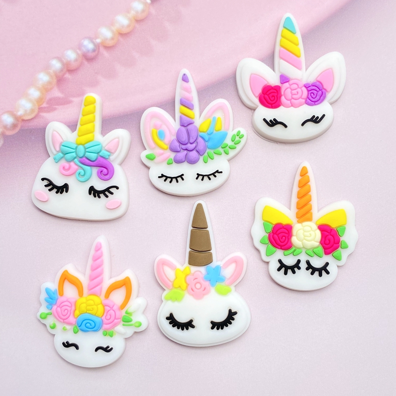 Embellishment Glue Craft - 12 pezzi carino mini testa di