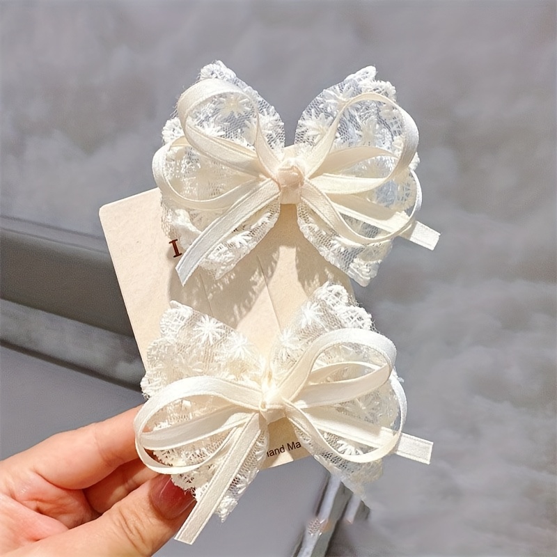 2 forcine per capelli eleganti - Lace Ribbon Trim recensione e prezzo