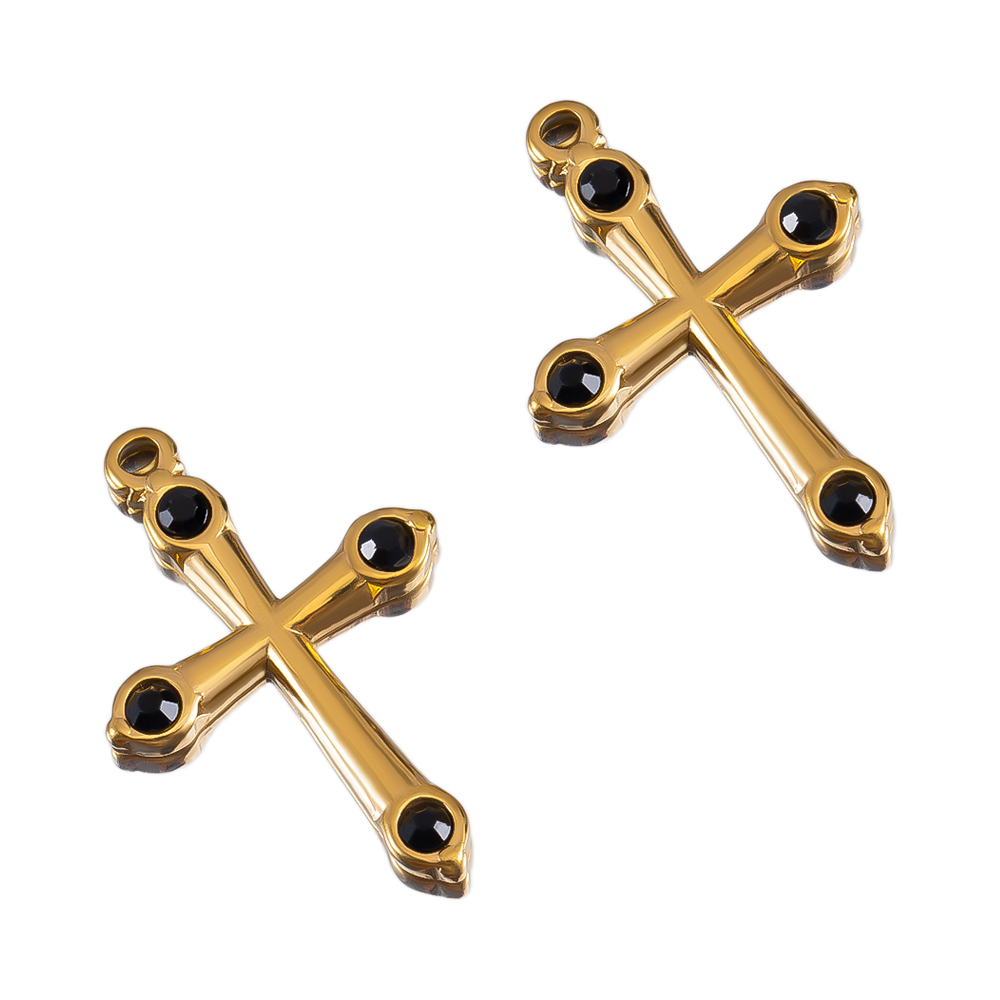 2 Pezzi Ciondoli a Croce Flore - Embellishment Crafts recensione e prezzo