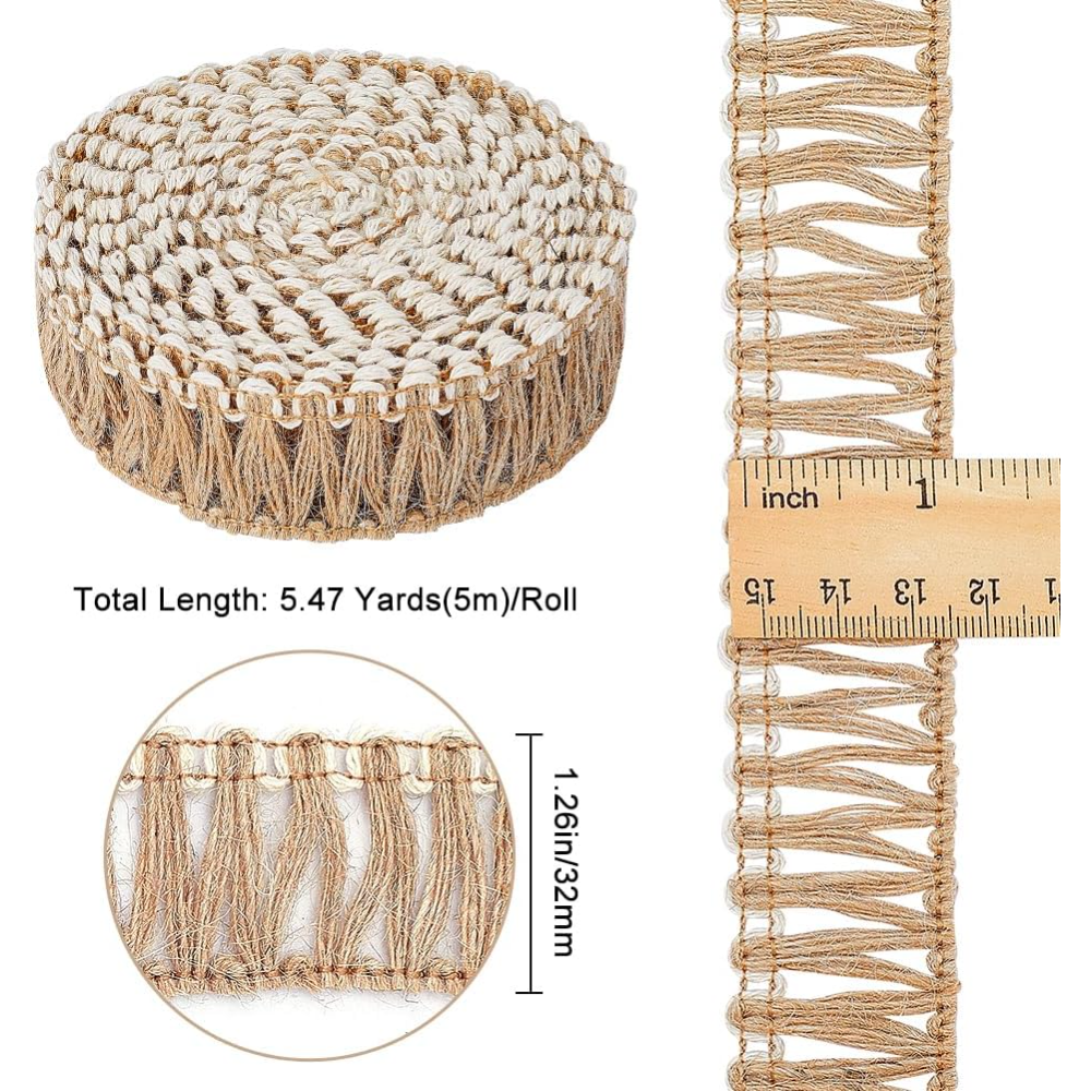 Nastro con nappe con frange in - Lace Ribbon Trim recensione e prezzo