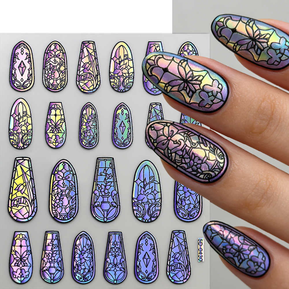 Adesivi per Unghie 5D con Fram - Glitter Vinyl Roll recensione e prezzo