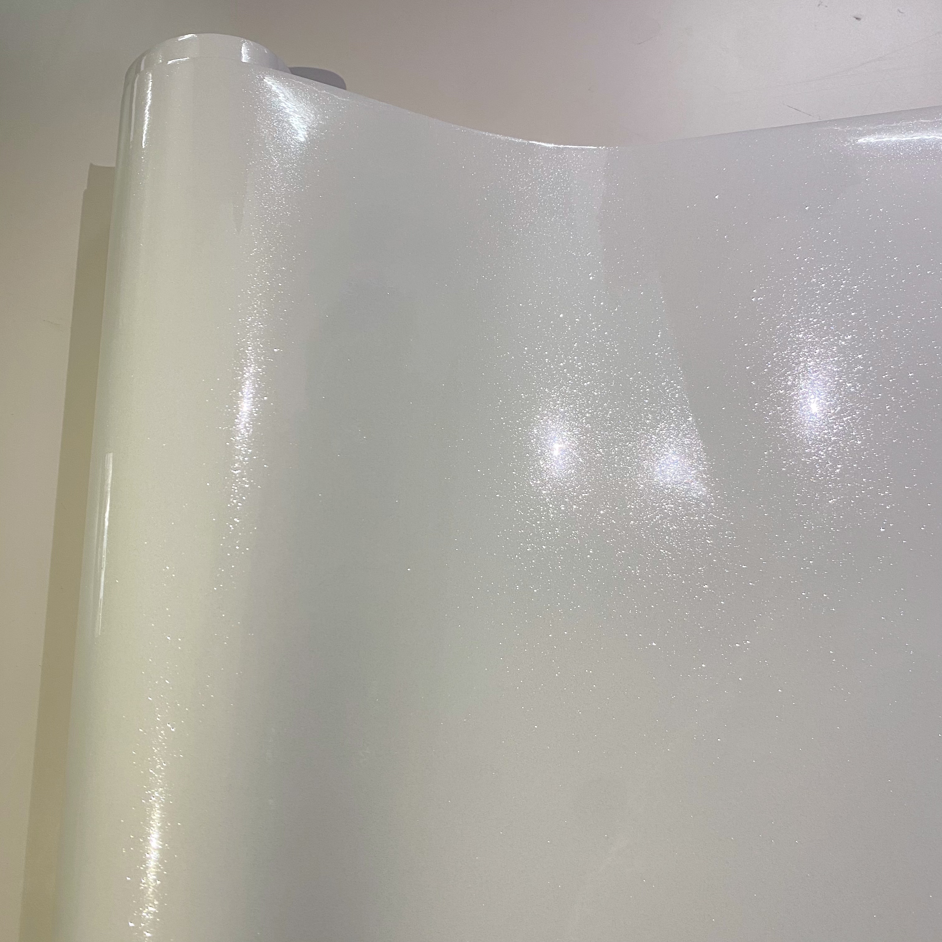 PET ultra lucido bianco perla  - Glitter Vinyl Roll recensione e prezzo