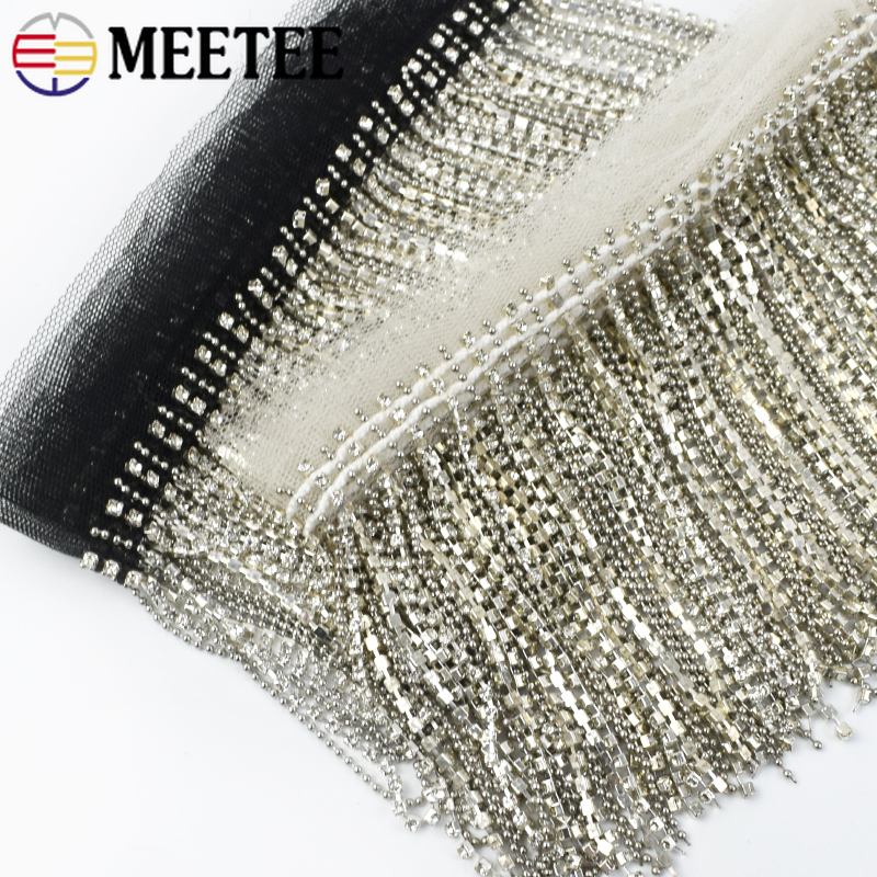2/4/10Yards Meetee 9cm strass  - Beaded Trim Fringe recensione e prezzo