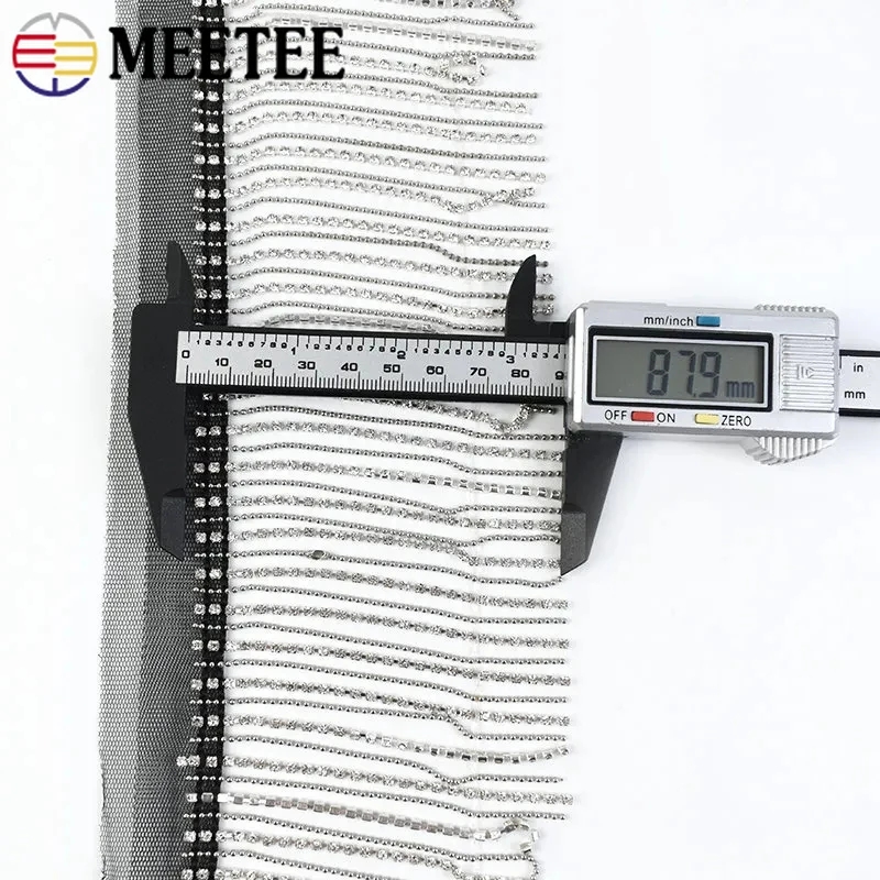 2/4/10Yards Meetee 9cm strass  - Beaded Trim Fringe recensione e prezzo