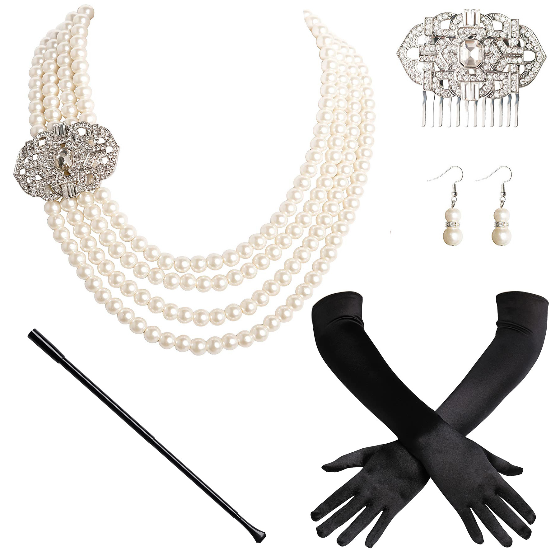1920s1950s Imitation Pearl Nec - Pearl Trim Chain recensione e prezzo