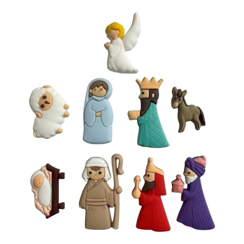 G6KF 9pcs/set patch scena nati - Christmas Craft Embellishment recensione e prezzo