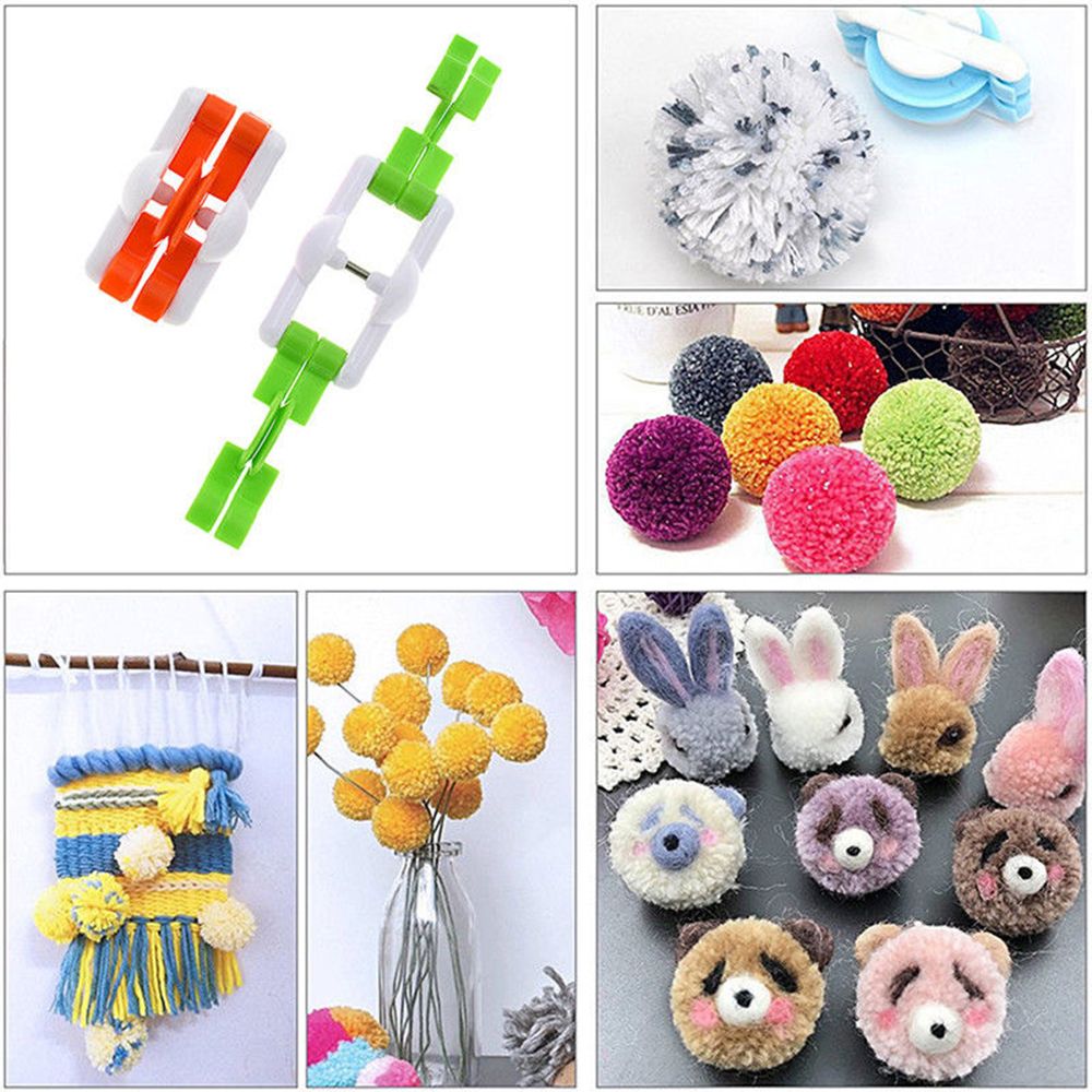 2 pz/lotto moda ago artigianal - Pom Pom Maker Tool recensione e prezzo