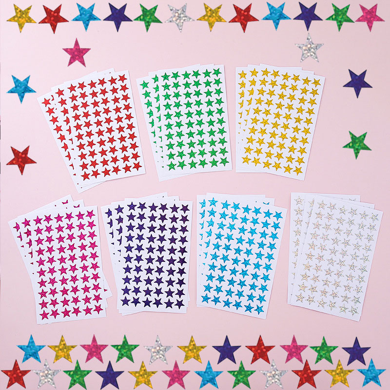 420 adesivi a forma di stella, - Glitter Vinyl Roll recensione e prezzo