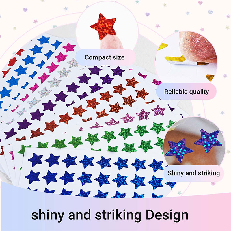 420 adesivi a forma di stella, - Glitter Vinyl Roll recensione e prezzo