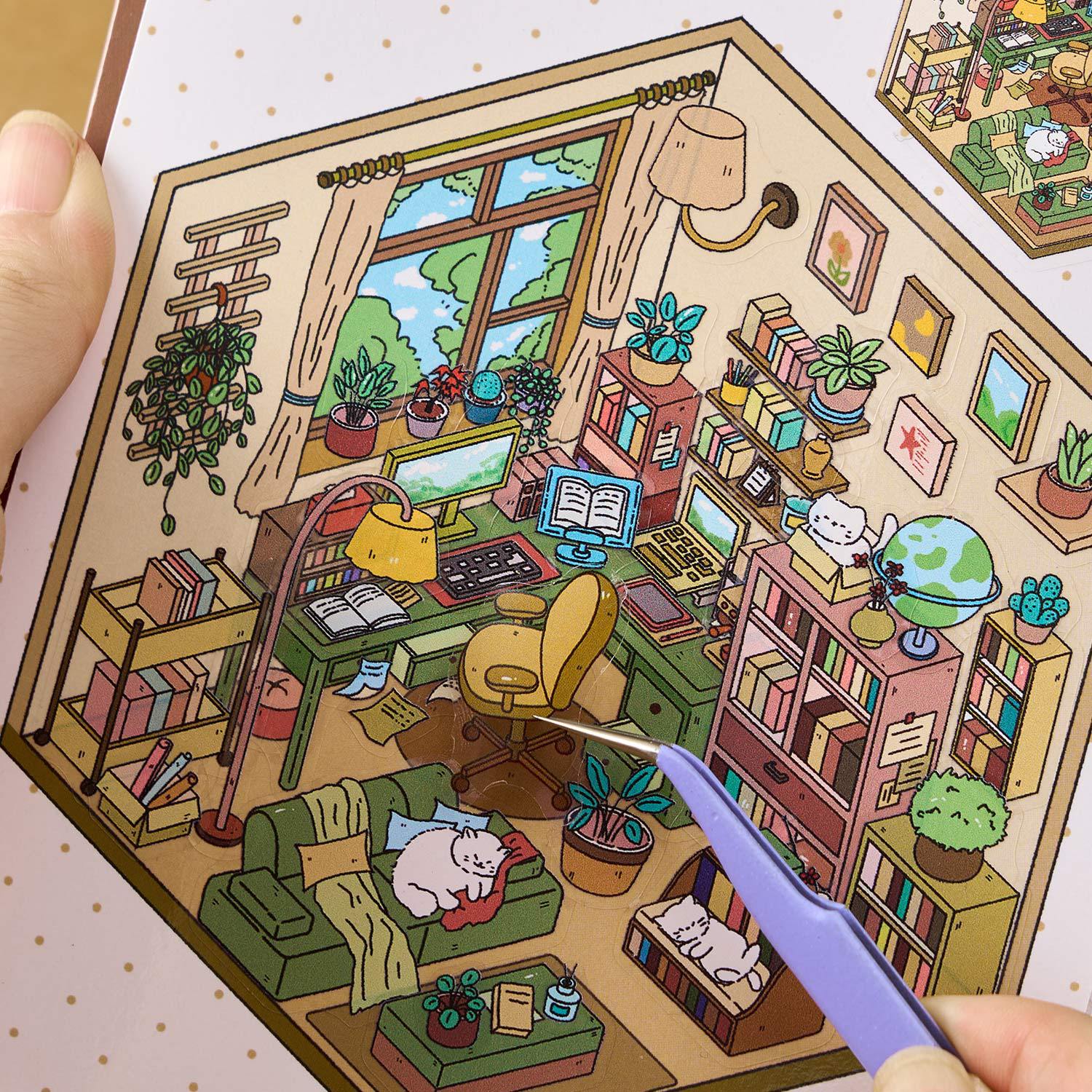 Libro di adesivi 3D per scene  - Glitter Vinyl Roll recensione e prezzo