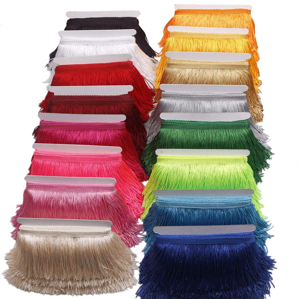 10 metri 15 cm lungo nappa fra - Beaded Trim Fringe recensione e prezzo