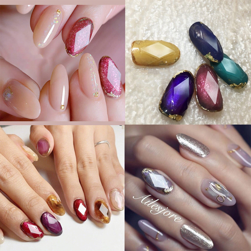 1 foglio Nail Gemstone Stencil - Glitter Vinyl Roll recensione e prezzo