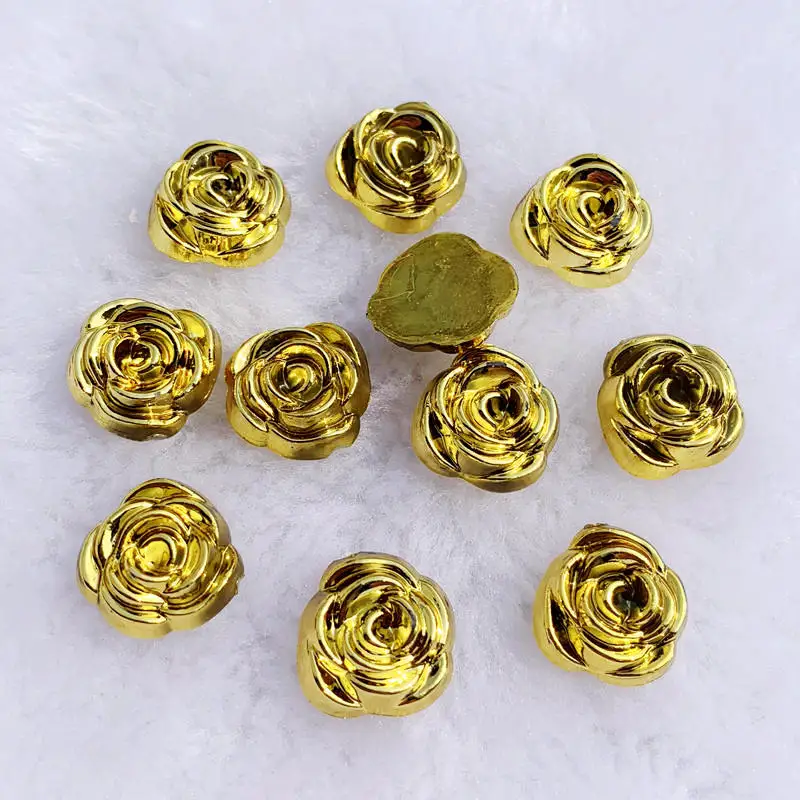 40 pz 14mm Oro Rosa Fiori Cabo - Embellishment Glue Craft recensione e prezzo