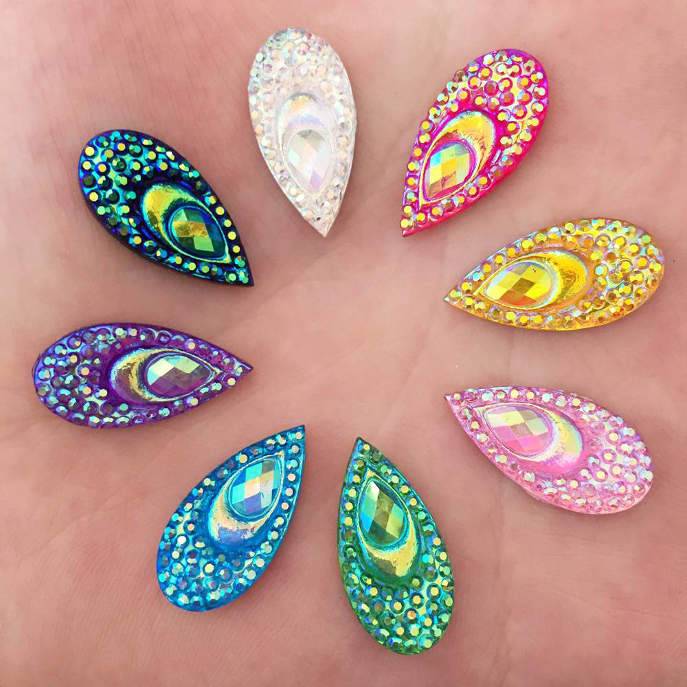 40 PZ Resina 10*20mm Lacrima O - Embellishment Glue Craft recensione e prezzo