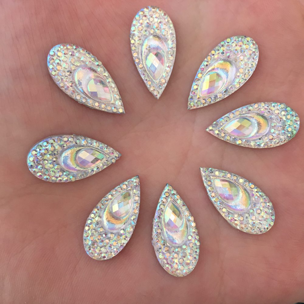 40 PZ Resina 10*20mm Lacrima O - Embellishment Glue Craft recensione e prezzo