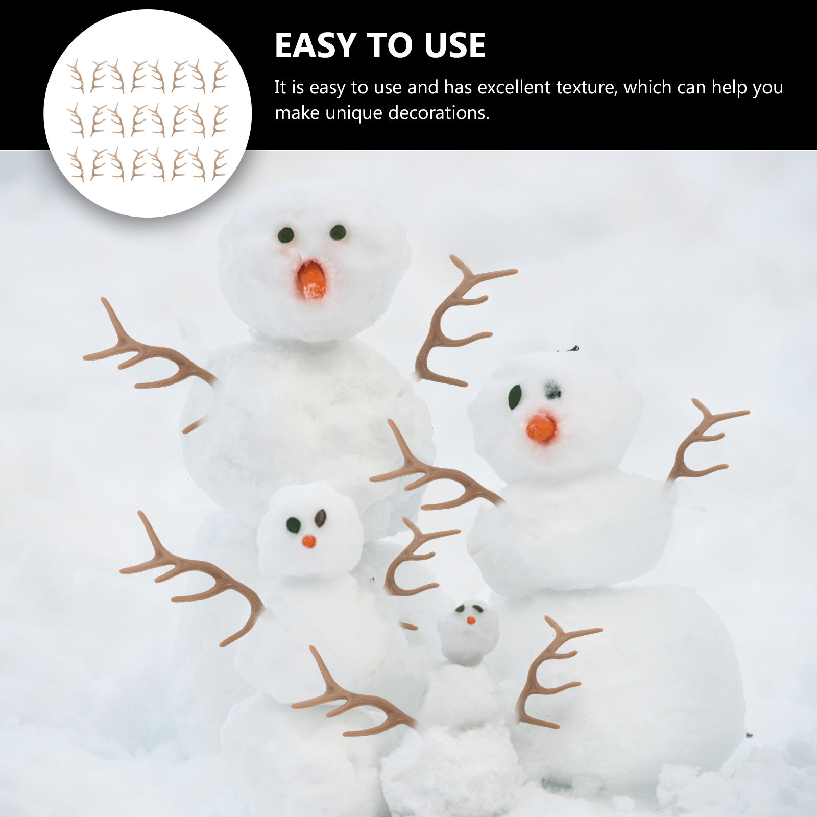 12 Paia di Corna in Plastica a - Christmas Craft Embellishment recensione e prezzo