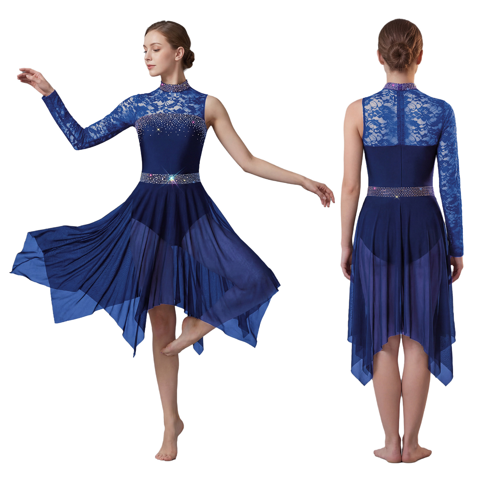 Abito da Danza Lirica e Pattin - Rhinestone Banding Trim recensione e prezzo