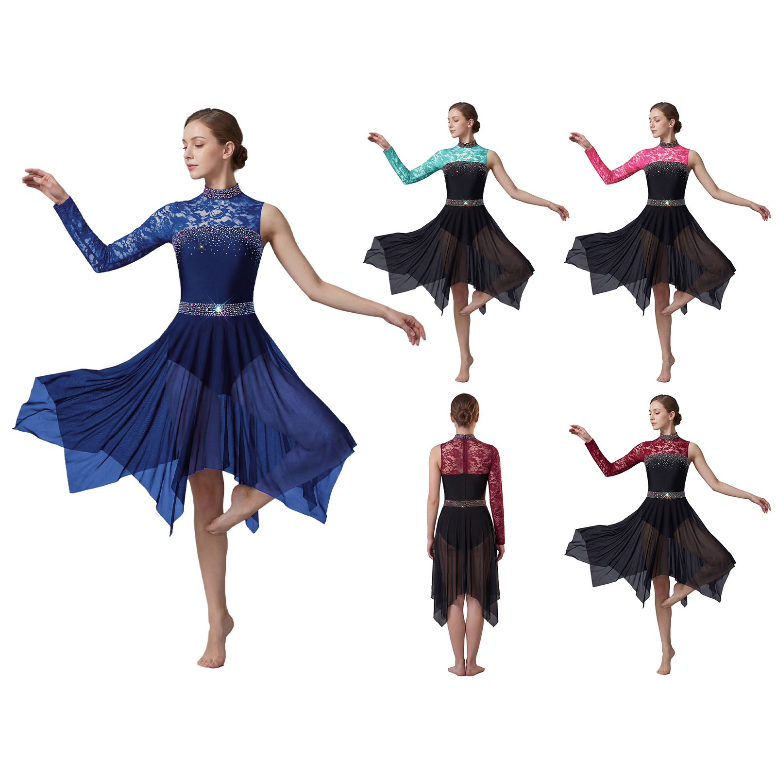 Abito da Danza Lirica e Pattin - Rhinestone Banding Trim recensione e prezzo