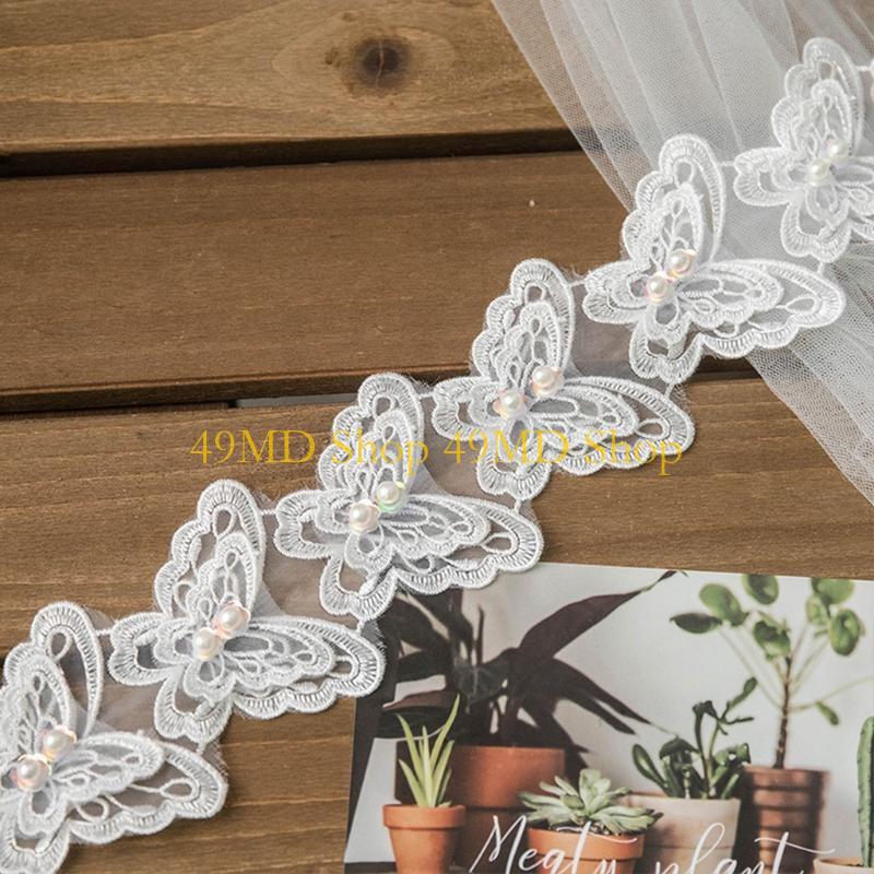 49MD 1 Yard Bowknot per Farfal - Lace Ribbon Trim recensione e prezzo