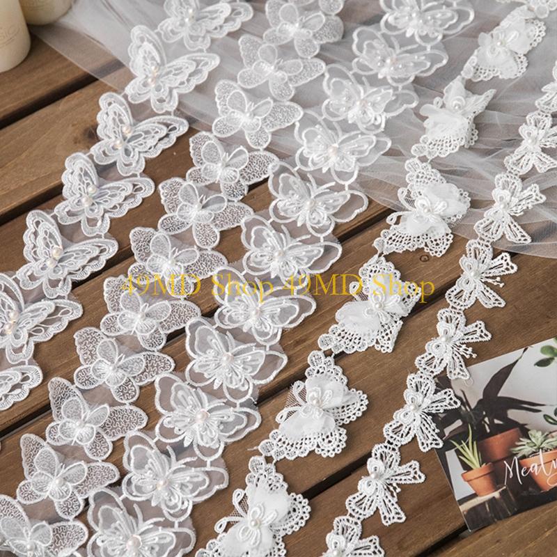 49MD 1 Yard Bowknot per Farfal - Lace Ribbon Trim recensione e prezzo