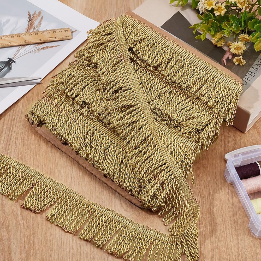 12 Metri x 2.2 Pollici Frangia - Tassel Fringe Trim recensione e prezzo