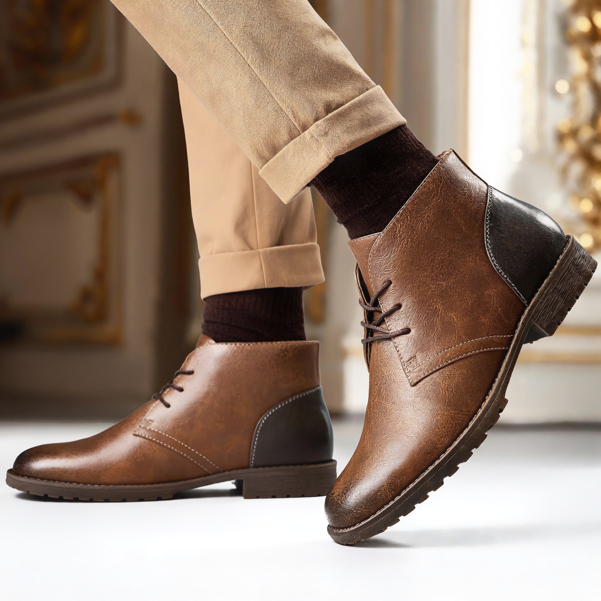 Stivali da Uomo di Marca, Stil - Guipure Lace Panel recensione e prezzo