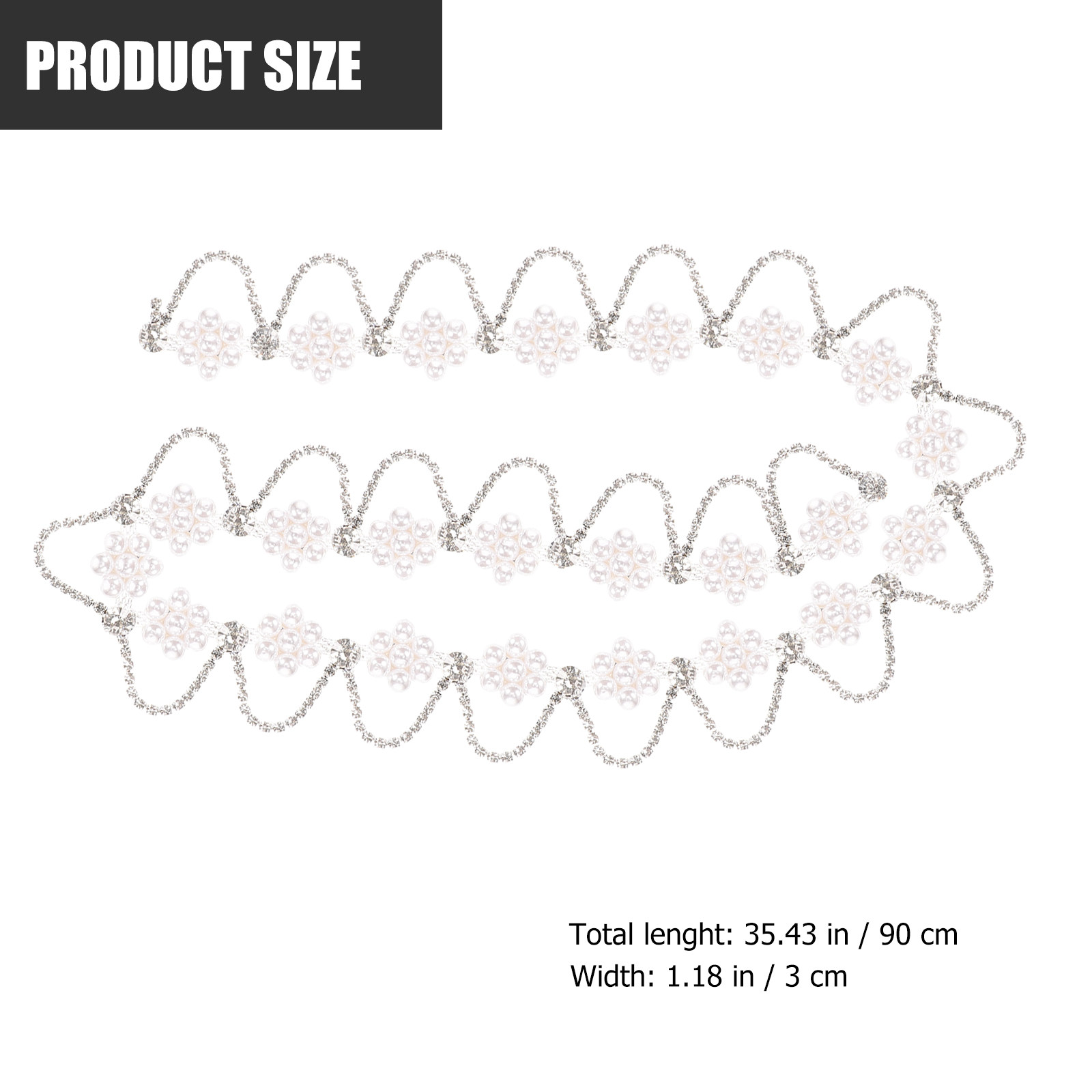 Catena di Perle e Strass Premi - Pearl Trim Chain recensione e prezzo