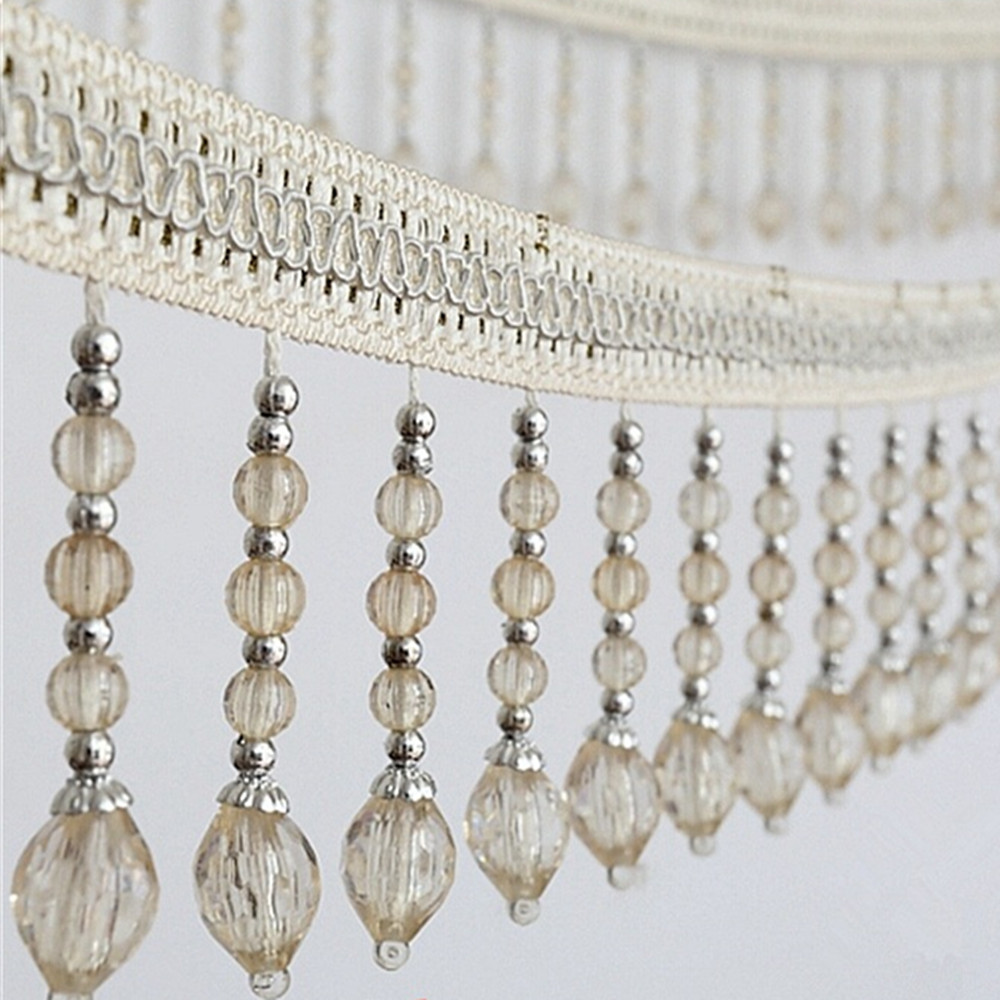 12 metri intrecciati perline a - Beaded Trim Fringe recensione e prezzo