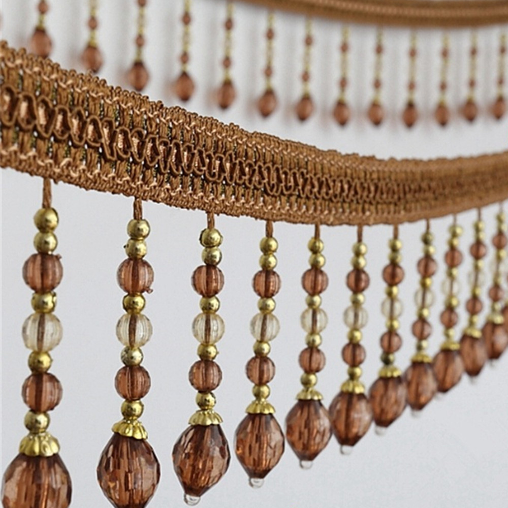 12 metri intrecciati perline a - Beaded Trim Fringe recensione e prezzo