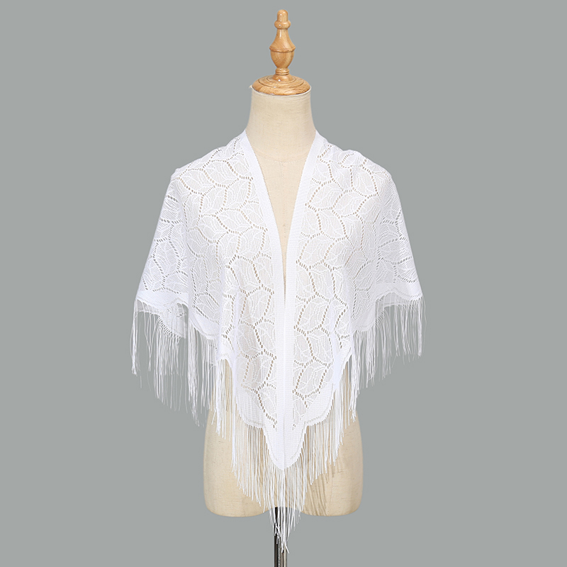 Sciarpa triangolare con nappe  - Tassel Fringe Trim recensione e prezzo