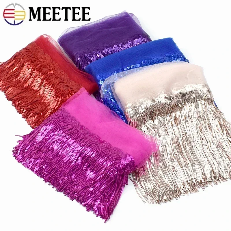 2/5/10Yards ricamo di paillett - Beaded Trim Fringe recensione e prezzo
